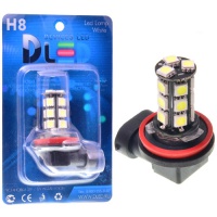  Светодиодная автомобильная лампа DLED H8 - 18 SMD 5050 Black (2шт.)