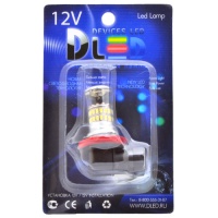  Светодиодная автомобильная лампа DLED H8 - 48 SMD 3014 (+ стабилизатор) (2шт.)