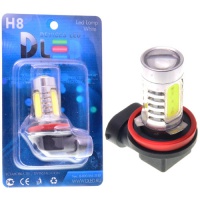  Светодиодная автомобильная лампа DLED H8 - 9.5W (с линзой CREE) (2шт.)