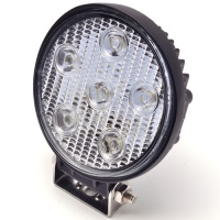 Фара рабочего освещения 6 led 18w (круглая) (2шт.)