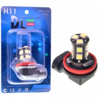 Светодиодная автомобильная лампа DLED H11 - 13 SMD 5050 Black (2шт.)