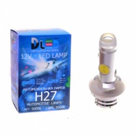 Светодиодная автомобильная лампа DLED H27 - 881 - 6W (с линзой) (2шт.)