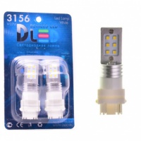 Светодиодная автомобильная лампа DLED W21/5W - 7443 - 12 SMD 2323 (2шт.)